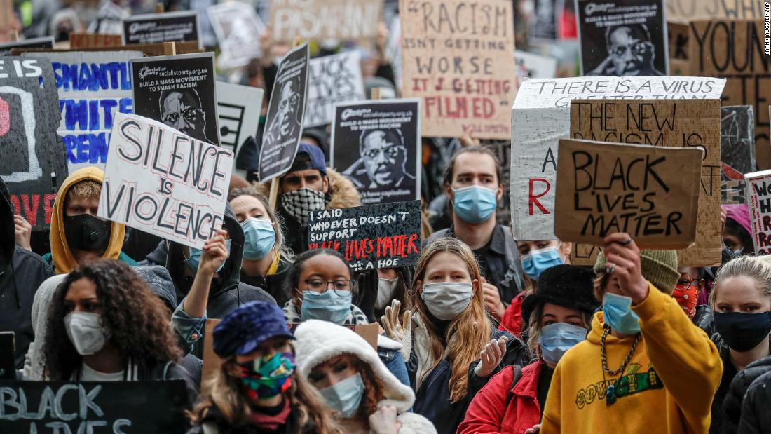 The London Black Lives Matter protest attracts thousands