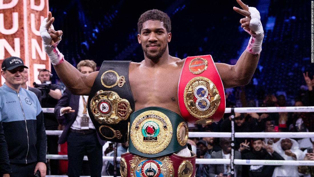 Anthony Joshua and Boris Becker take to the streets in Black Lives Matter protests