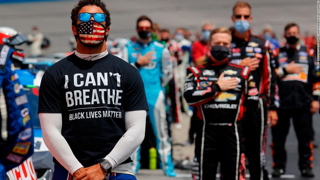NASCAR’s Bubba Wallace wants to get rid of Confederate flag racetracks