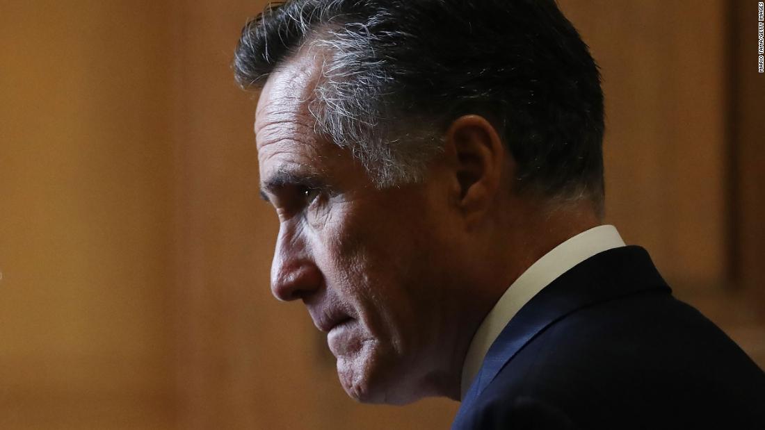 Mitt Romney is now a lone GOP voice ready to oppose Trump