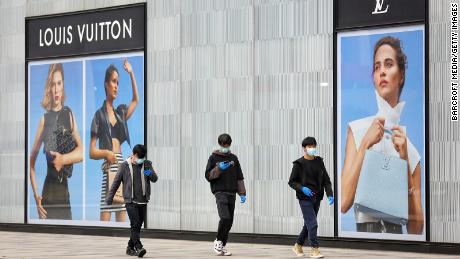 Louis Vuitton store in Wuhan closed in March. His parent company, LVMH, told investors in April that sales had risen for most of its brands in China as the market there reopened.