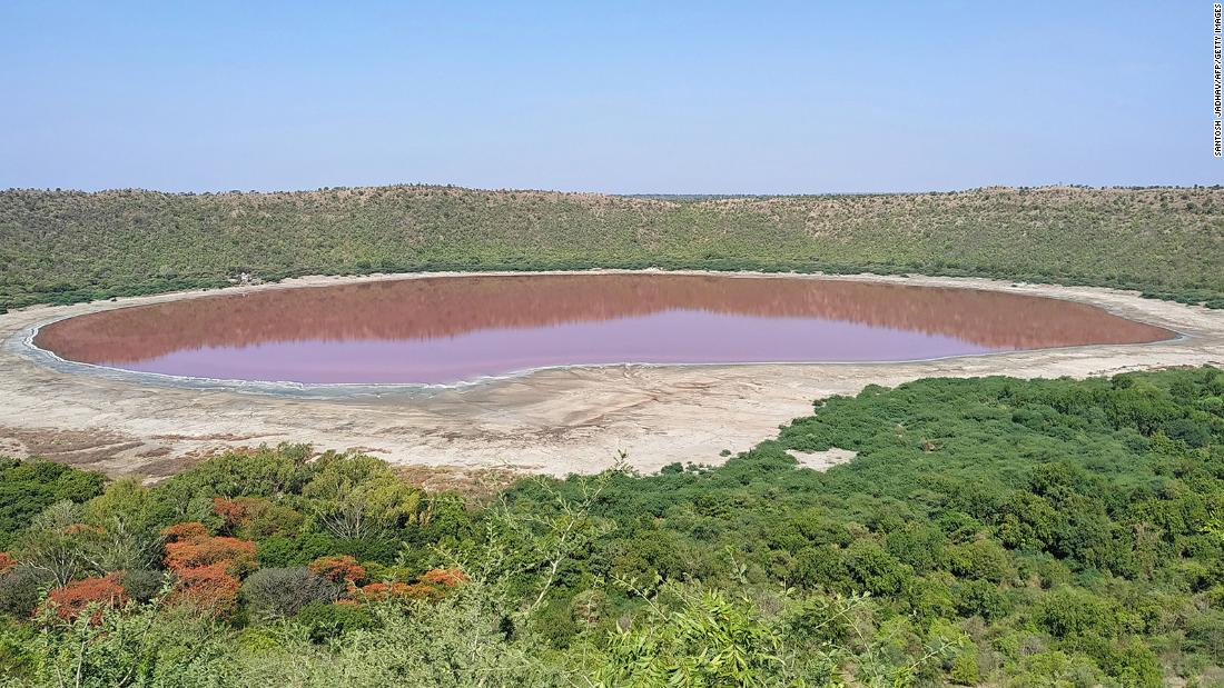 Lonarko Lake: A 50,000-year-old lake in India has just turned pink and experts don’t know exactly why