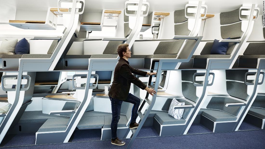 Is this two-story seat the future of air travel?