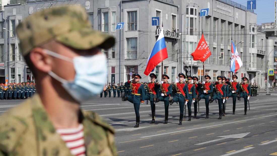 Russia has started a lavish Victory Day parade after a coronavirus delay

