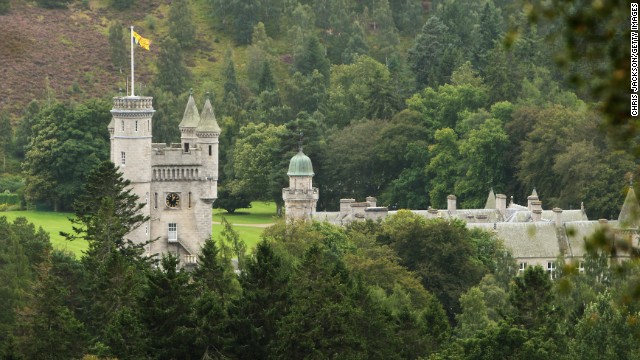Balmoral, the Queen’s Scottish residence, is used as a public toilet