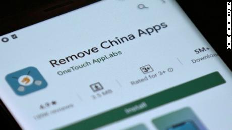 Google is removing an application that claims to detect Chinese applications on Indian phones