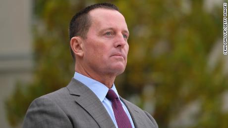 Then US Ambassador to Germany Richard Grenell awaits the arrival of Secretary of State Mike Pompeo in November 2019 in Berlin, Germany. 