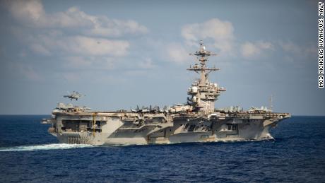 An American aircraft carrier affected by a major coronavirus outbreak is returning to the sea
