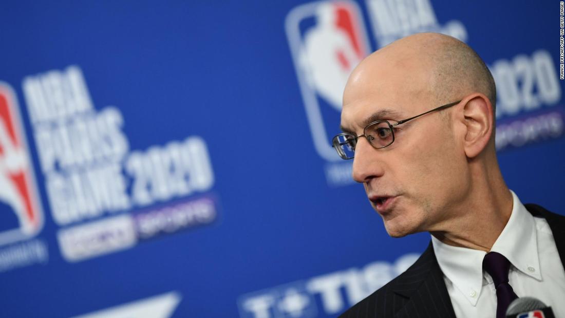 NBA commissioner Adam Silver cannot guarantee that the season will continue if there is an increase in coronavirus cases