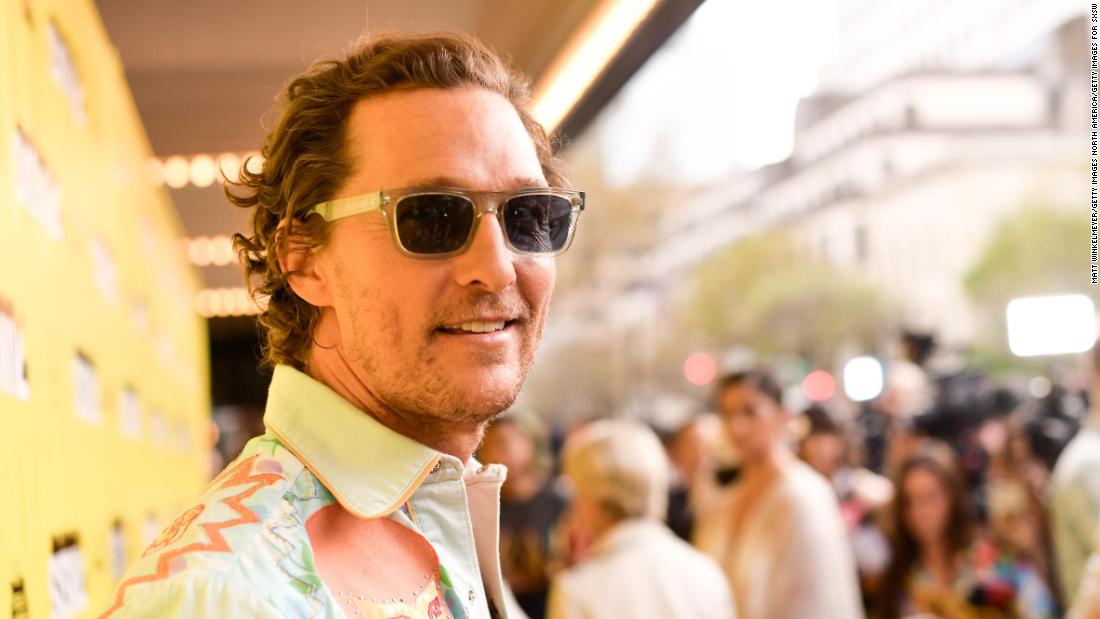 Matthew McConaughey is telling fans to ‘wear a damn mask’ in the new video