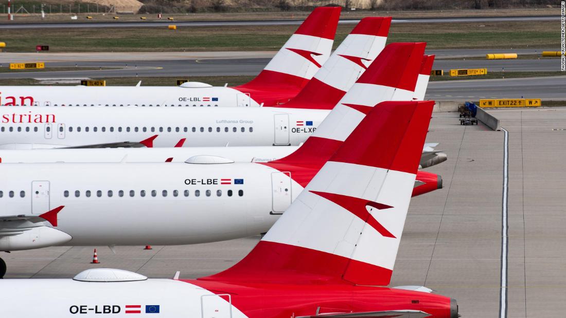 Austrian Airlines is replacing short flights with trains as part of government aid