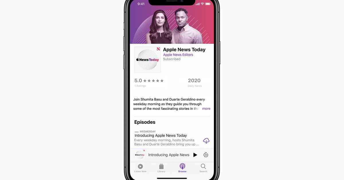 Apple is launching its possess daily news podcast to compete with The Each day and many others