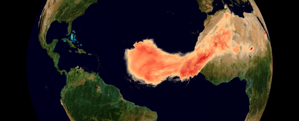 Incredible Sahara Dust Plume Sweeping Throughout The Atlantic Is Major on Record