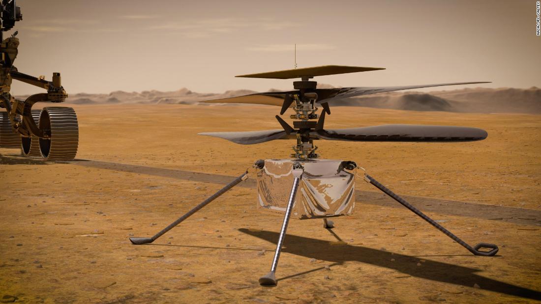 Ingenuity will be the initially helicopter to fly on Mars