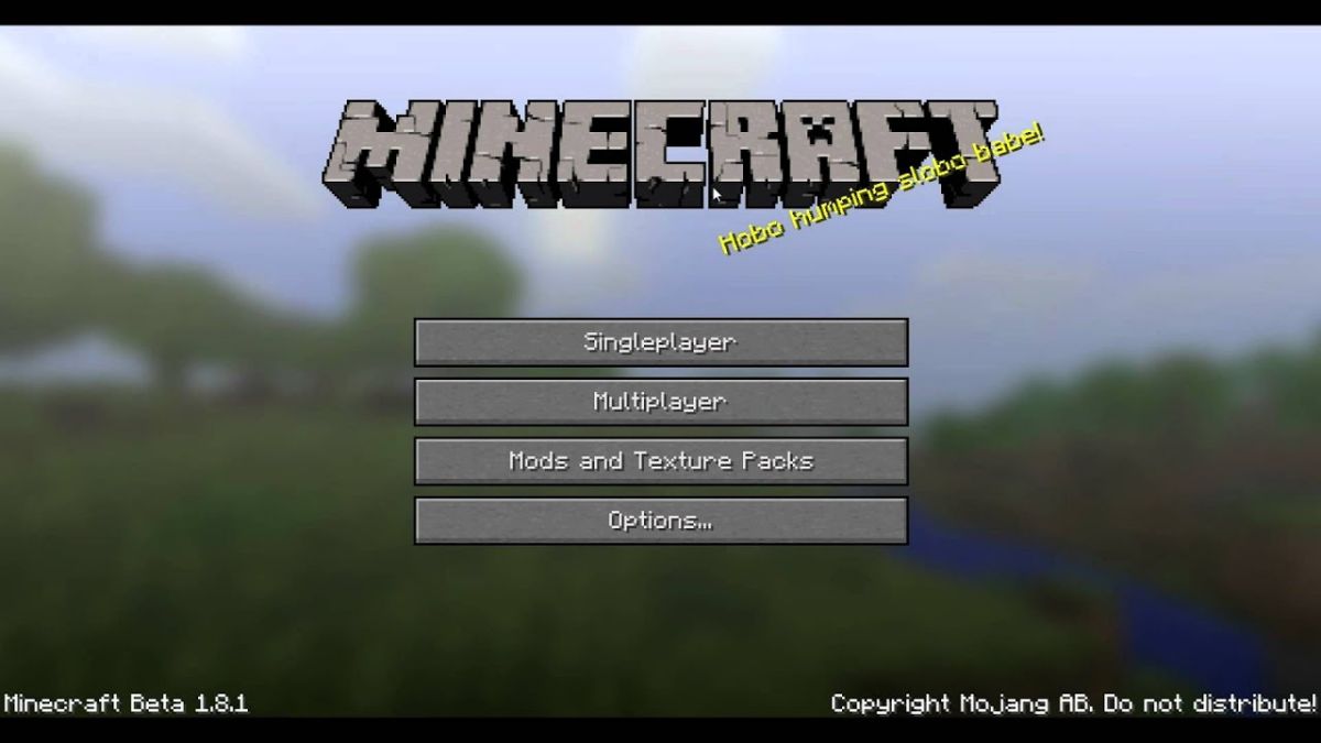 Minecraft fans have finally uncovered the seed to the title screen world