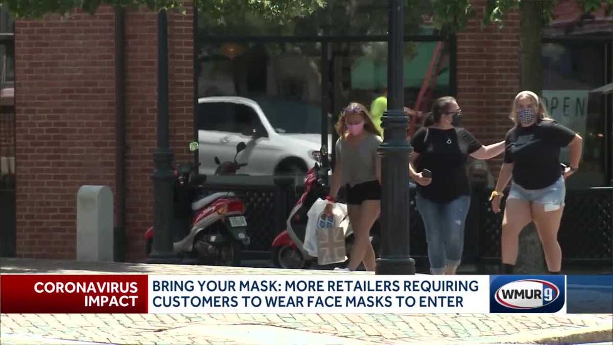 More retailers requiring customers to wear face masks to enter