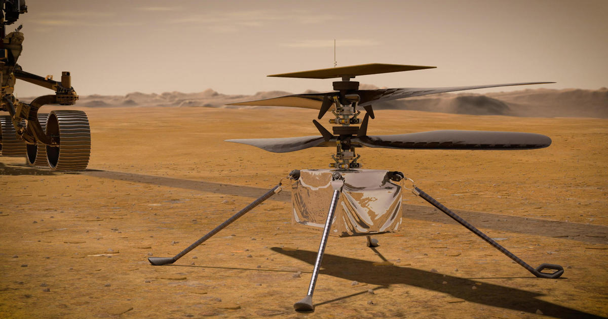 NASA will soon try to fly a helicopter over Mars: "It really is like the Wright brothers' moment"