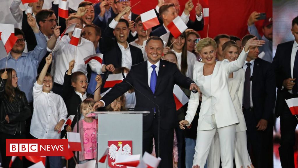 Poland’s Duda retains slender guide in presidential election, exit poll implies