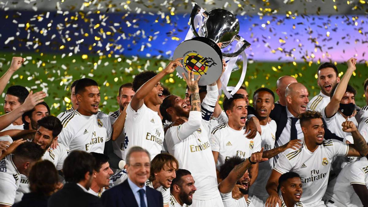 Real Madrid win LaLiga: title celebrations, live