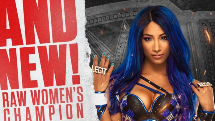 Sasha Banks Captures Raw Women’s Title From Asuka Tonight (Images, Movies)