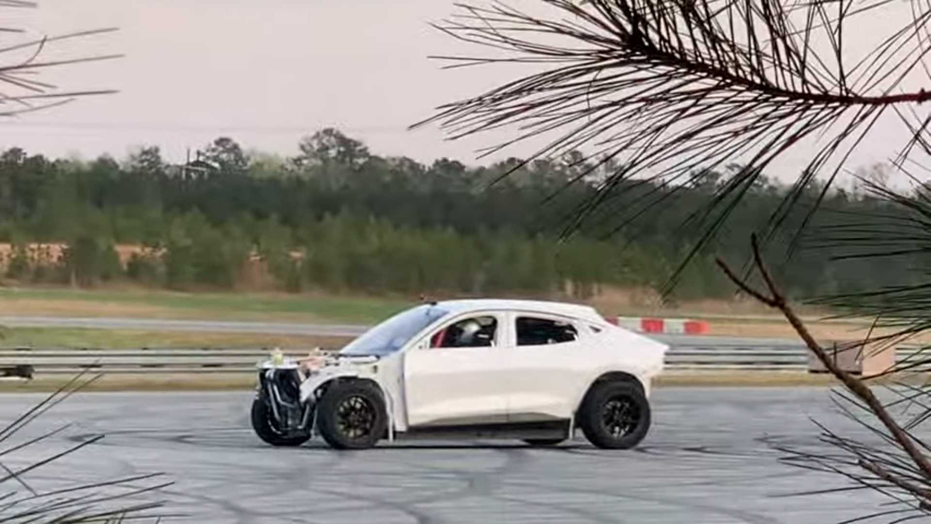 What Is Ford Doing In The Woods With This Crazy Mustang Mach-E?