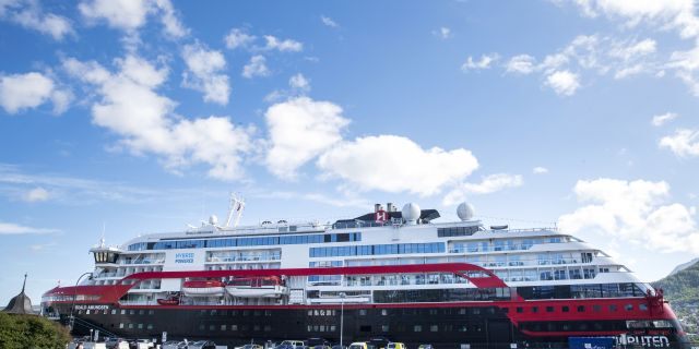 As the cruise ship line often acts as a local ferry, sailing from port to port along Norway's western coast, the viral disease may not have been contained aboard the cruise ship. (Terje Pedersen/NTB scanpix via AP)