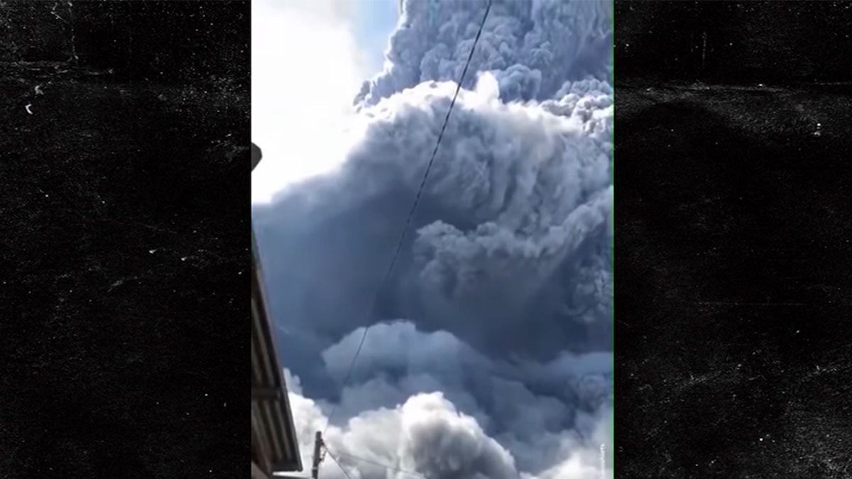 Indonesian Volcano, Mount Sinabung, Erupts & Shoots Ash 3 Miles Substantial
