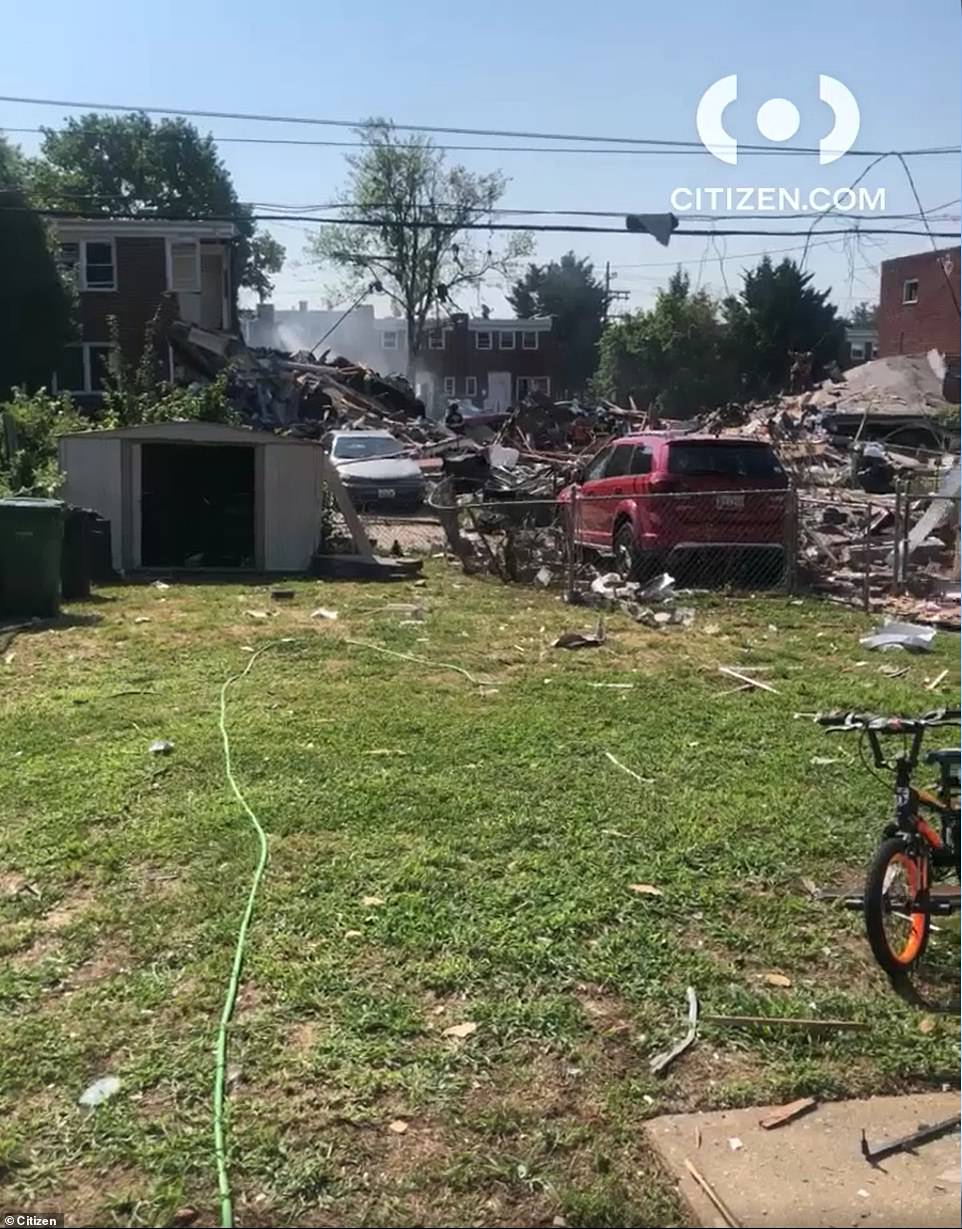 Three victims in a critical condition were pulled from the rubble by firefighters a short time later, with one person later pronounced dead at the scene