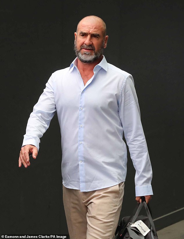 Iconic: Rounding out the reported names is former Manchester United star Eric Cantona, who was reportedly at the top of bosses wish list for this series
