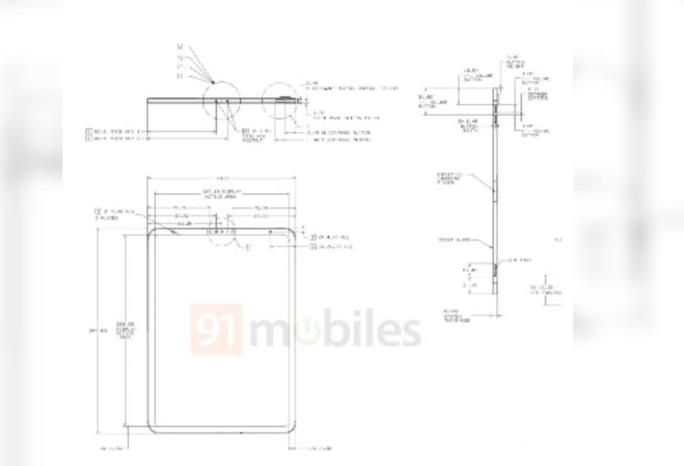 Alleged schematics of the upcoming iPad.
