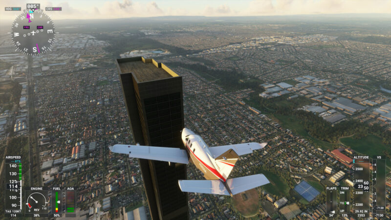 A typo created a 212-story monolith in ‘Microsoft Flight Simulator’
