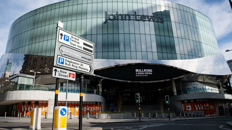 John Lewis confirms eight store closures including Birmingham flagship