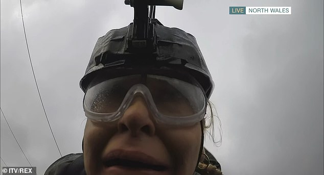 'I can't believe I'm alive': Josie Gibson screamed in terror as she was sent down the world's fastest zip-wire in hilarious This Morning segment on Friday