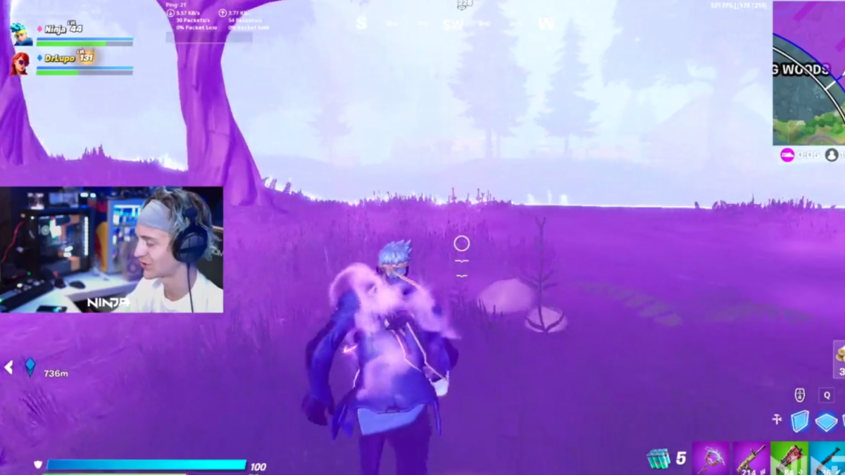 Ninja Returns To Twitch In Fortnite Stream With Dr Lupo
