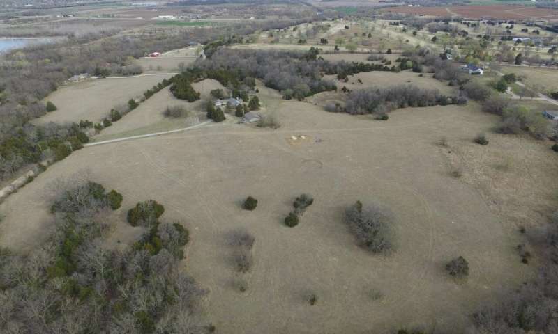 A drone survey revealed significant excavation at the ancestral site of Wichita, Kansas
