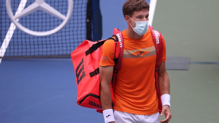 Pablo Carreno Busta said the accident was also a difficult moment for him