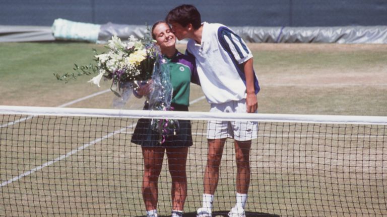 Tim Hinman defaulted during the doubles match in 1995