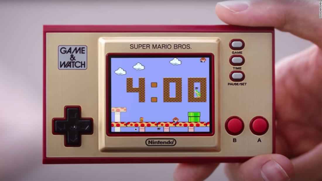 Nintendo brings back Game & Watch, a very old-fashioned handheld device from the 1980s