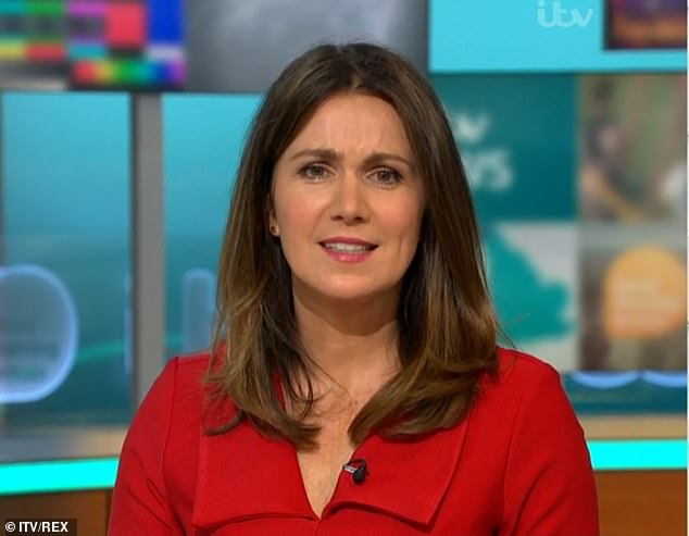 Weary: Good Morning Britain presenter, 49, discusses her struggles with the anxiety that emerged at the start of the pandemic in March, and how she found the whole experience 