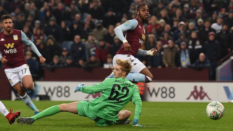 Aston Villa defeated young Liverpool team 5-0 at Villa Park in December, causing their first domestic defeat of the 2019/20 season.