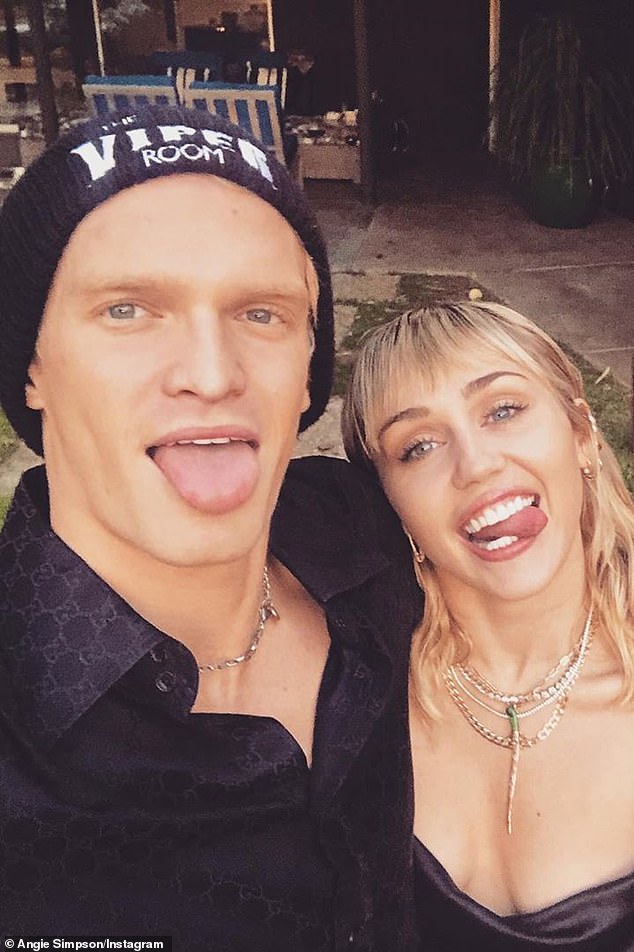 It's Over: Comes one month after Miley Cyrus (pictured) confirms her separation from Cody after less than a year of dating