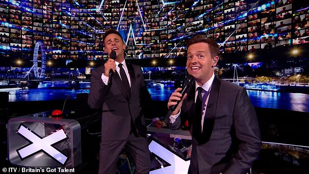 BGT: Ant McPartlin and Declan Donnelly started the semifinals with a dynamic musical number