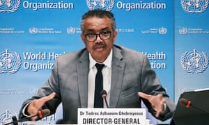 The WHO’s Tedros Adhanom Ghebreyesus said: ‘Every life whether it is young or old is precious. And we have to do everything to save it.’
