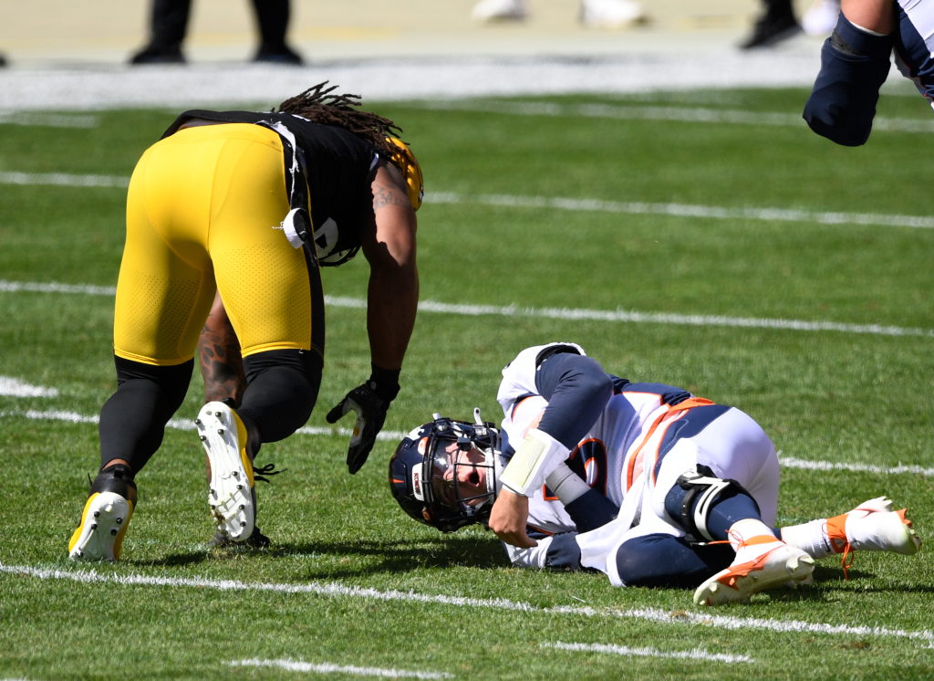 Drew Locke was injured when the Broncos fell on 26-21 to Pittsburgh – Denver Post