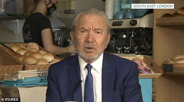 Lord Alan Sugar criticizes “satisfied” Britons who work from home