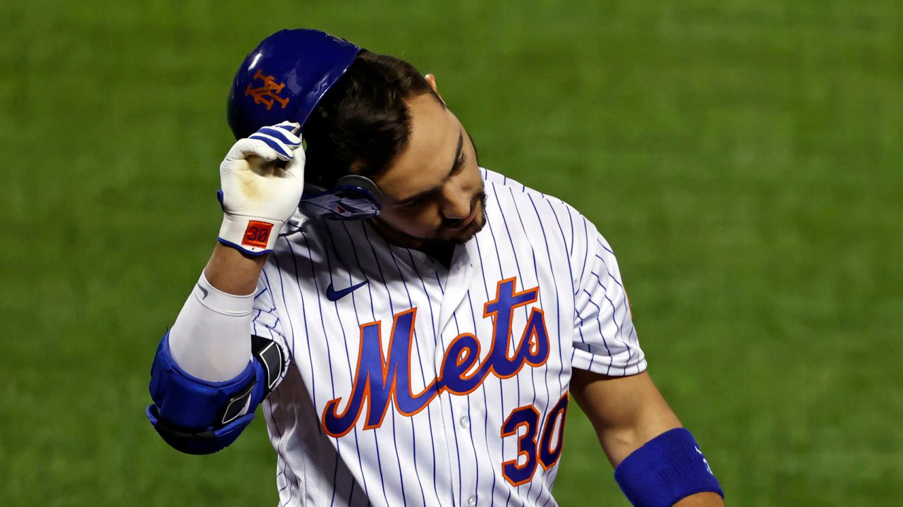 Mets player Michael Conforto’s season ended with a hamstring constriction