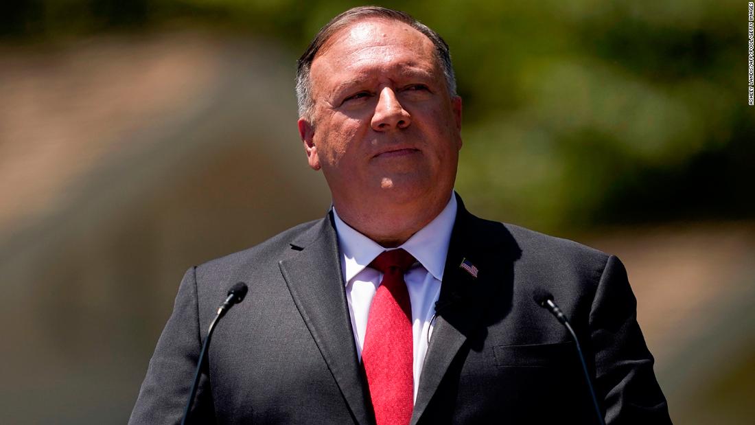 Pompeo said the United States has rapidly imposed sanctions on Iran