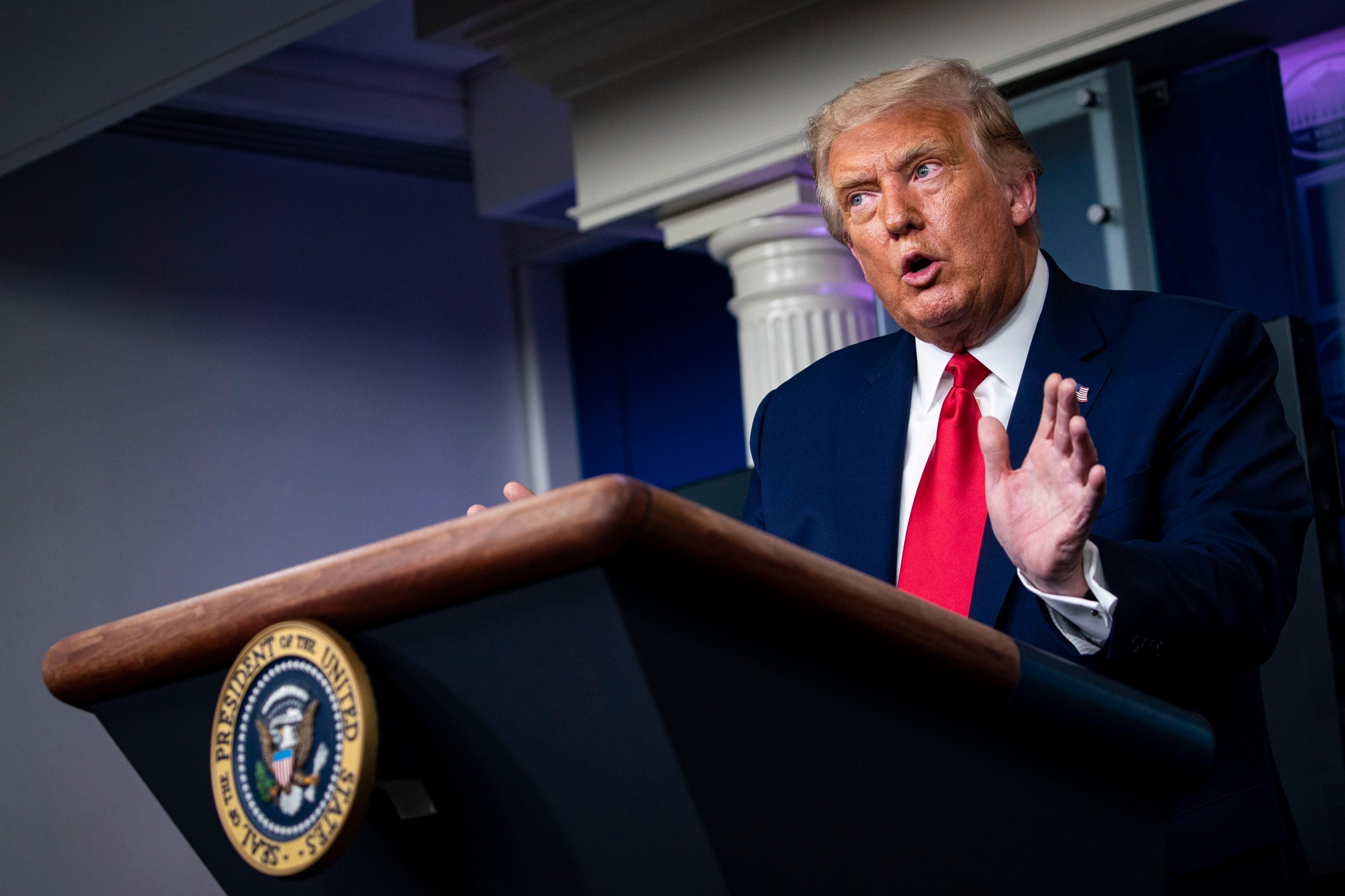 Trump News Live: Latest 2020 election updates as the President blames blue states for the coronavirus deaths