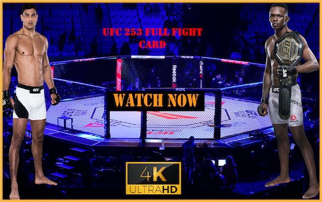 Watch UFC 253 Live Stream Reddit: Adesanya vs.  Costa Fight Live Online Free
