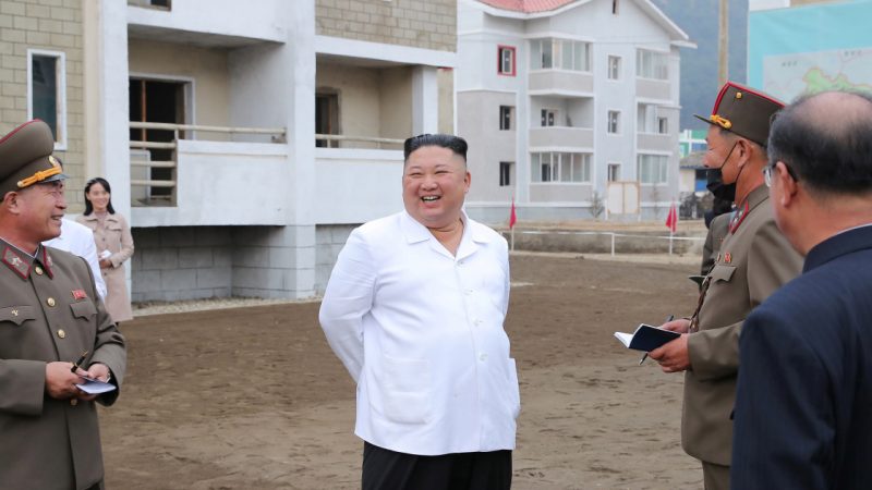   North Korean leader Kim Jong Un and his sister visit the flooded village |  North Korea

